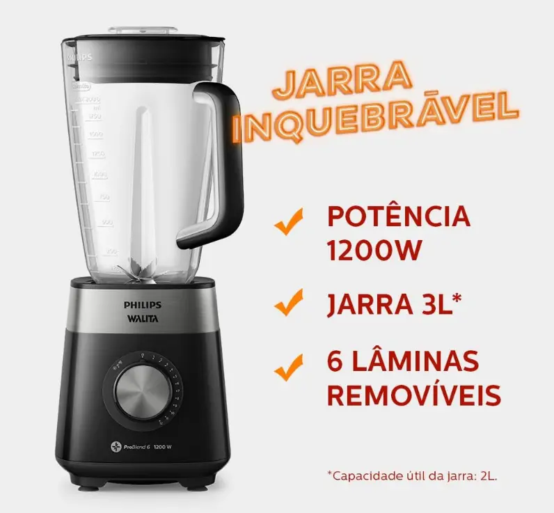 Benefícios do Liquidificador Philips Walita