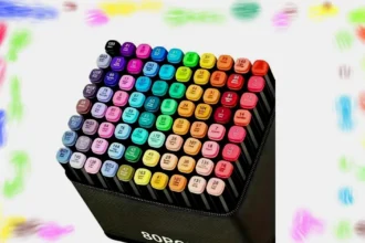 melhor caneta marcador para colorir desenhos