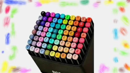 melhor caneta marcador para colorir desenhos
