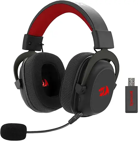 Headset Gamer Redragon Zeus Pro Preto Sem Fio