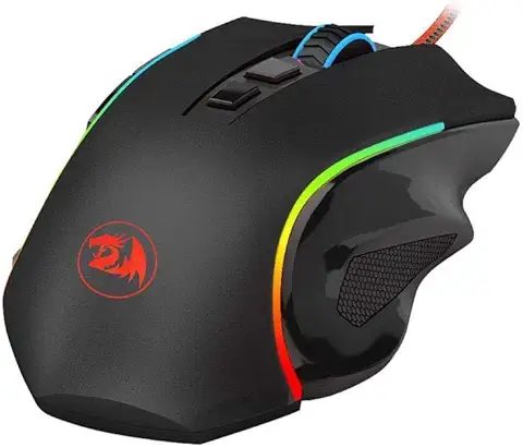 Redragon MOUSE GAMER GRIFFIN PRETO COM LED RGB