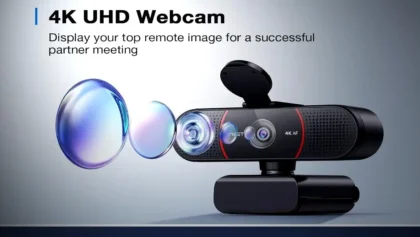 Webcam EMEET C960 4K Sensor Sony UHD é Boa