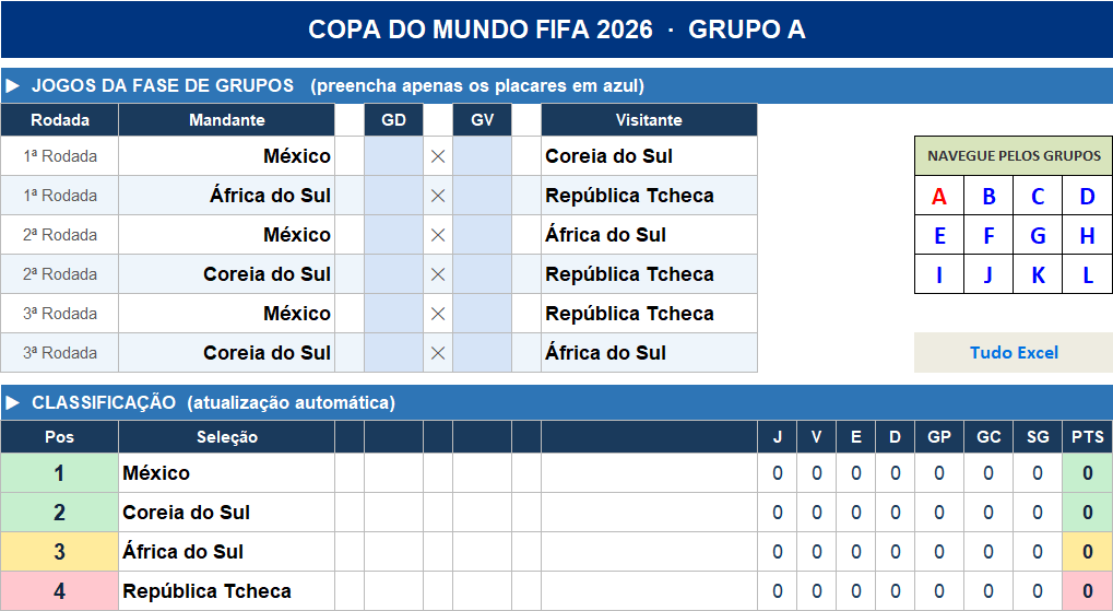 Jogos da Copa do Mundo FIFA 2026