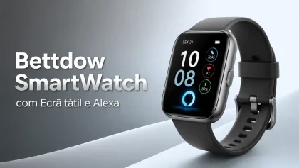 Bettdow SmartWatch com Ecrã tátil e Alexa: Vantagens e Desvantagens