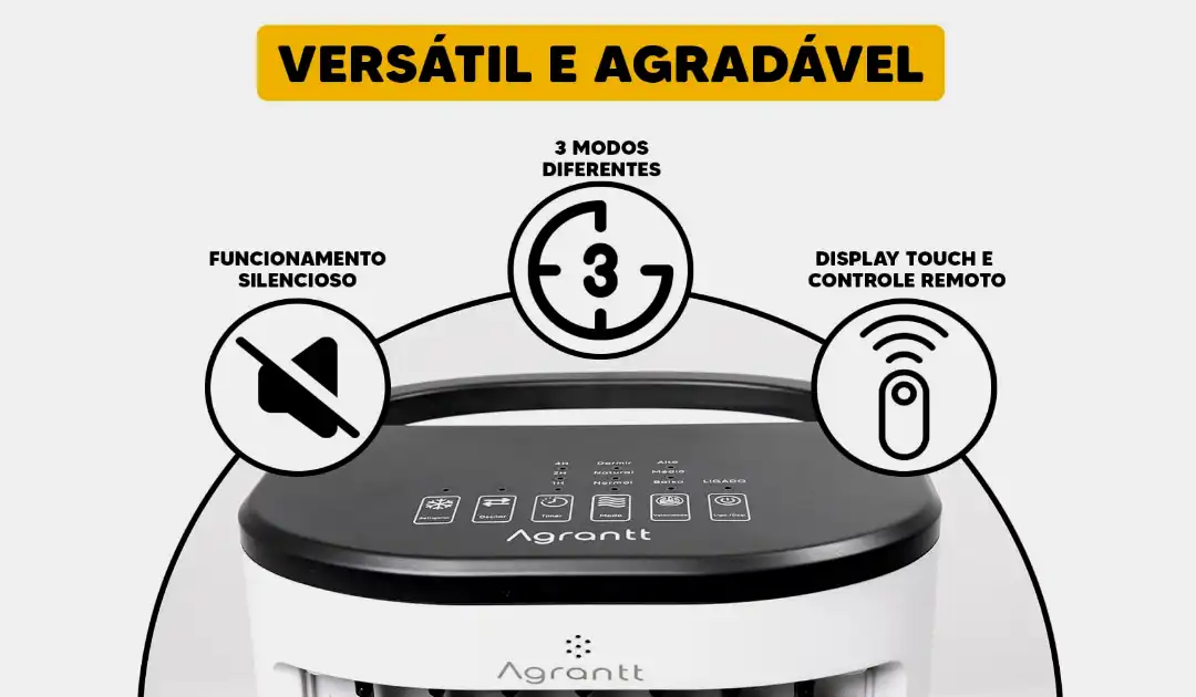 Por que vale a pena comprar o Climatizador De Ar Oslo 4 em 1 206DL Agrantt?