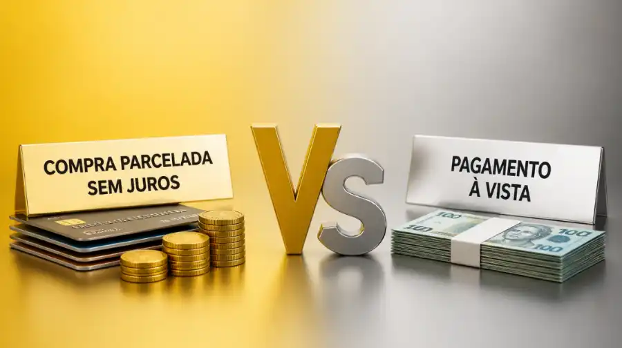 Simulação Prática: Compra Parcelada Sem Juros Versus Pagamento à Vista