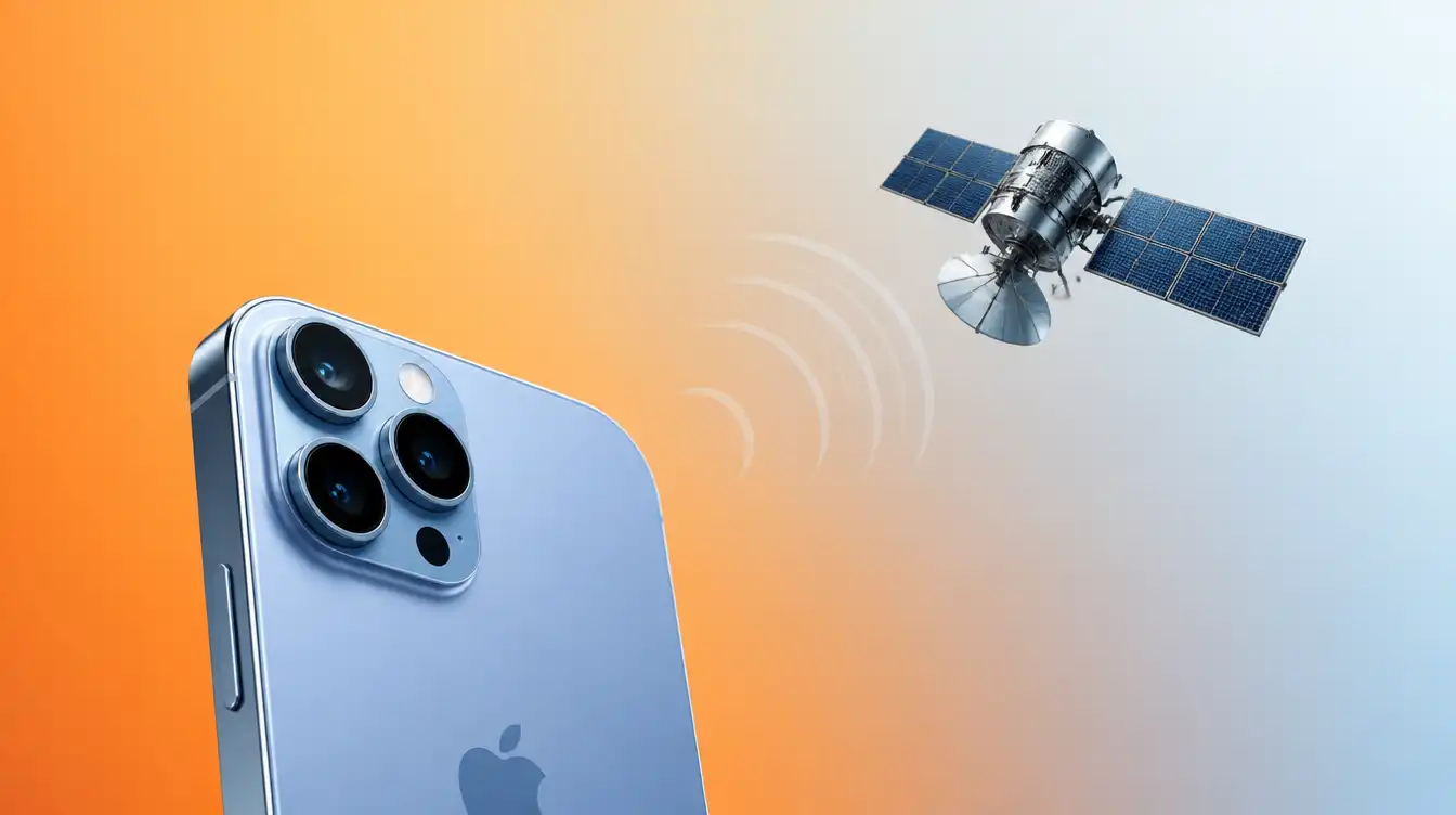 Conectividade Direta por Satélite no iPhone