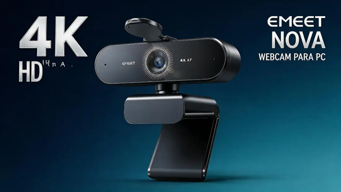EMEET Webcam NOVA 4K para PC Ultra 4K HD