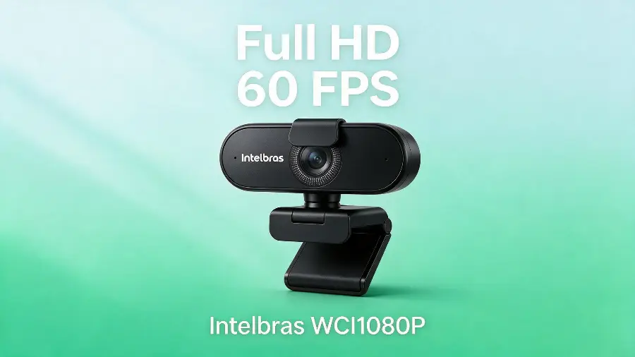 Especificações completas da Webcam Full HD Intelbras WCI1080P 60 FPS