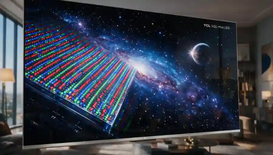 especificações do Painel SQD-Mini LED da Smart TV TCL por modelo