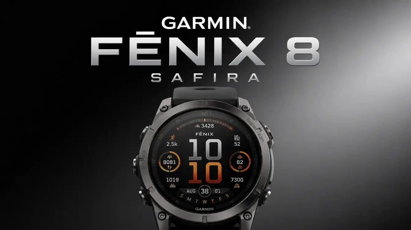 Garmin Relógio Fenix 8 Safira