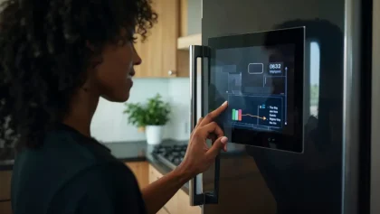 Geladeira Inteligente com Tela Touchscreen