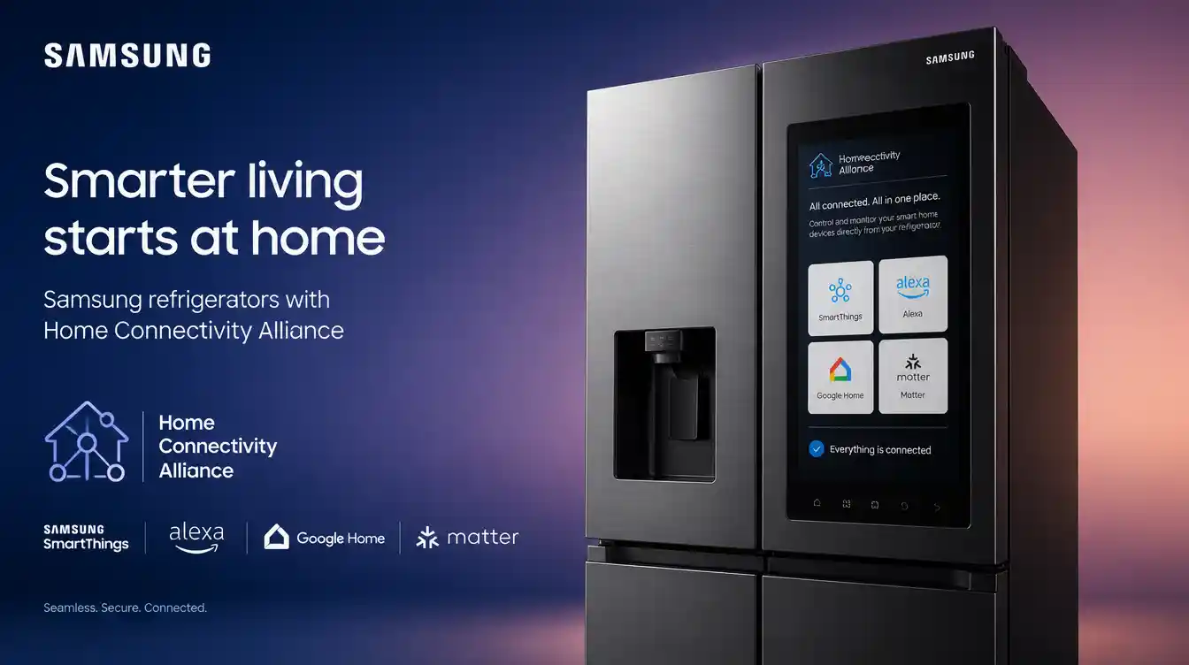 Home Connectivity Alliance na geladeira Samsung