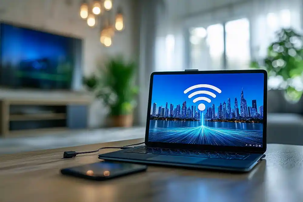 Notebook com Wi-Fi 7