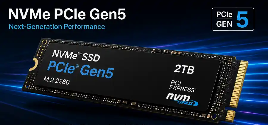 O que é NVMe PCIe Gen5 e como ele se aplica ao Dell XPS 14
