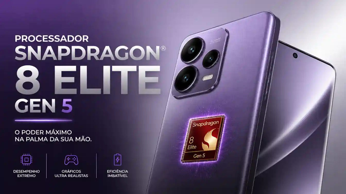 Processador Snapdragon 8 Elite Gen 5 no Smartphone