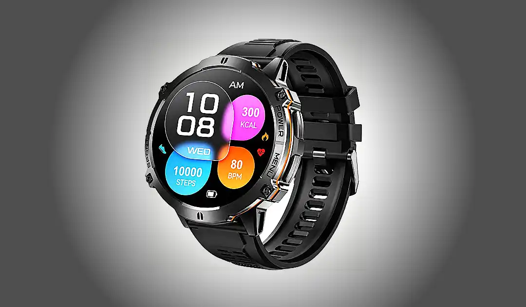 Smartwatch Esportivo GPS 10ATM, Relógio Inteligente