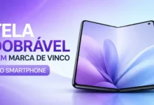 Tela Dobrável sem Marca de Vinco no Smartphone