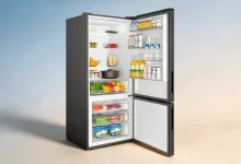 Geladeira TCL 416 Litros Inox Inverter