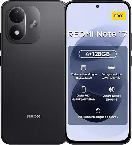 O que foi Analisado no celular XIAOMI Redmi Note 17 4G LTE 4GB?